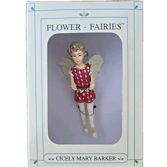NIP Vintage Cicely Mary Barker Resin Flower Fairies Decor Figurine Ornament - Picture 1 of 6